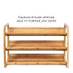 20 in. H 9-Pair Brown Bamboo Shoe Rack by Honey-Can-Do -Carnegy Avenue Sales bamboo honey can do shoe racks sho 01599 4f 1000