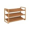 20 in. H 9-Pair Brown Bamboo Shoe Rack by Honey-Can-Do -Carnegy Avenue Sales bamboo honey can do shoe racks sho 01599 64 1000