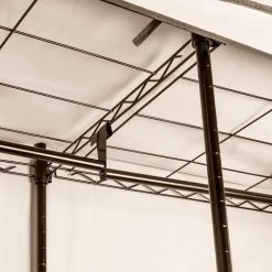 Portable Closet with Drawers (42.91 in. W x 70.9 in. H) by Honey-Can-Do -Carnegy Avenue Sales beige brown honey can do portable closets wrd 01274 44 1000