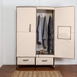 Carnegy Avenue Sales -Carnegy Avenue Sales beige brown honey can do portable closets wrd 01274 c3 1000