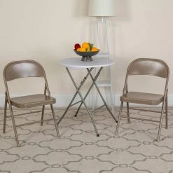 Beige Metal Folding Chair (4-Pack) by Carnegy Avenue 21 Beige Metal Folding Chair (4-Pack) by Carnegy Avenue -Carnegy Avenue Sales beige carnegy avenue folding chairs cga bd 228591 be hd 31 1000