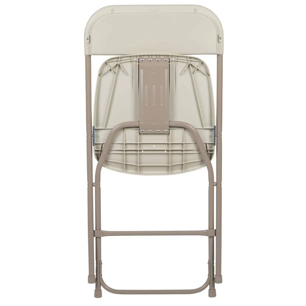 Beige Metal Folding Chair (Set of 10) by Carnegy Avenue 8 Beige Metal Folding Chair (Set of 10) by Carnegy Avenue - Image 6