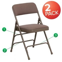 Beige Fabric/Beige Frame Metal Folding Chair (2-Pack) by Carnegy Avenue 13 Beige Fabric/Beige Frame Metal Folding Chair (2-Pack) by Carnegy Avenue -Carnegy Avenue Sales beige fabric beige frame carnegy avenue folding chairs cga hf 275054 be hd c3 1000