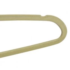 Beige Plastic Flocked Suit Hangers 50-Pack by Honey-Can-Do -Carnegy Avenue Sales beige honey can do hangers hng 09476 1f 1000