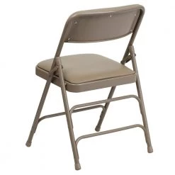 Beige Vinyl/Beige Frame Metal Folding Chair (2-Pack) by Carnegy Avenue 12 Beige Vinyl/Beige Frame Metal Folding Chair (2-Pack) by Carnegy Avenue -Carnegy Avenue Sales beige vinyl beige frame carnegy avenue folding chairs cga hf 211504 be hd 66 1000