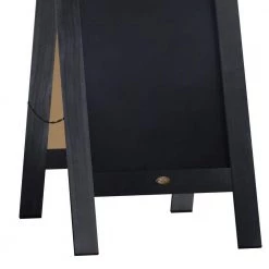 Black Magnetic A-Frame Chalkboard by Carnegy Avenue -Carnegy Avenue Sales black carnegy avenue boards easels cga hgw 513520 bl hd fa 1000