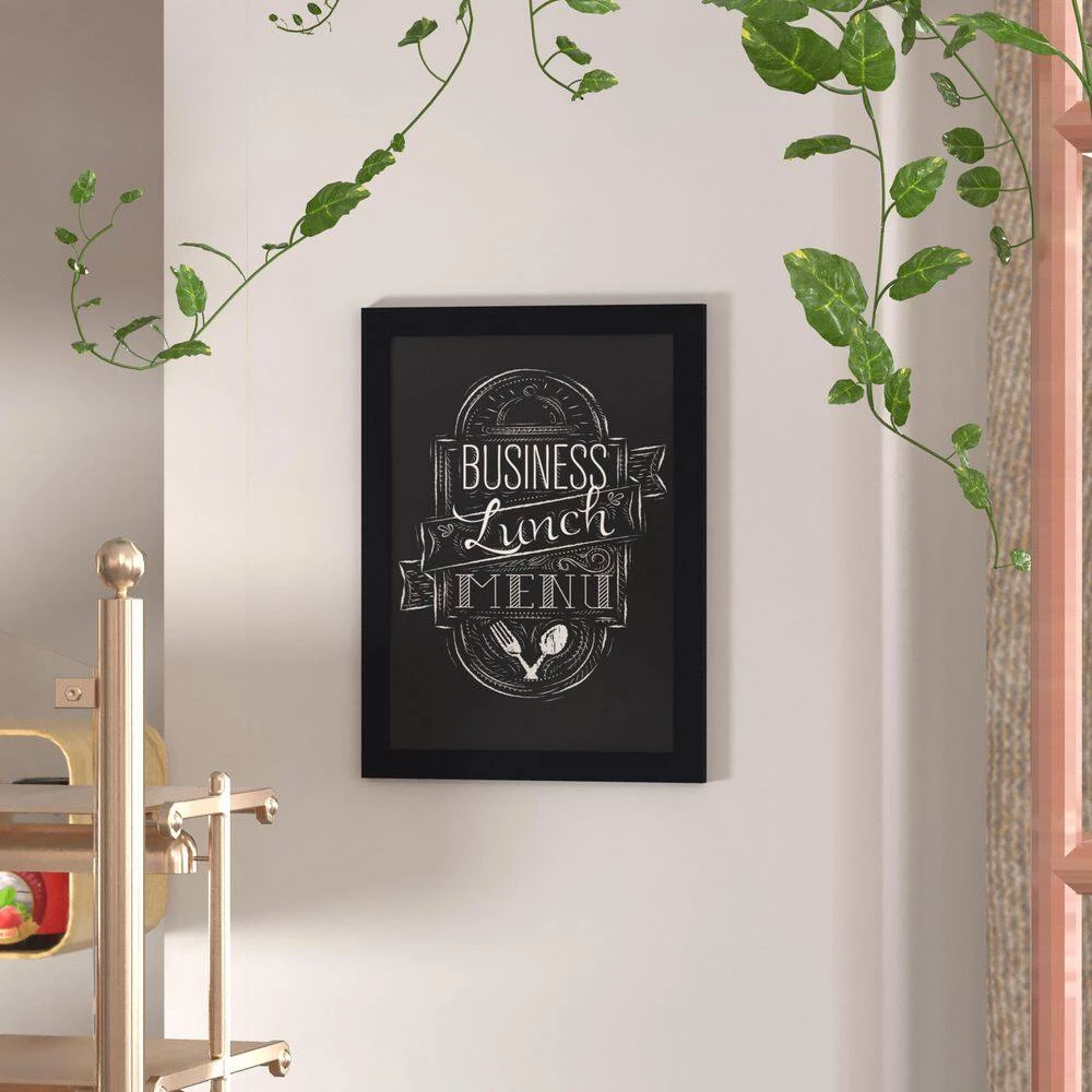 Black Magnetic Wall Mounted Chalkboard by Carnegy Avenue 9 Black Magnetic Wall Mounted Chalkboard by Carnegy Avenue - Image 7