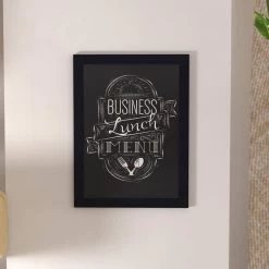 Black Magnetic Wall Mounted Chalkboard by Carnegy Avenue 14 Black Magnetic Wall Mounted Chalkboard by Carnegy Avenue -Carnegy Avenue Sales black carnegy avenue boards easels cga hgwa 513529 bl hd fa 1000