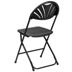 Black Plastic Seat with Metal Frame Folding Chair (Set of 2) by Carnegy Avenue 10 Black Plastic Seat with Metal Frame Folding Chair (Set of 2) by Carnegy Avenue -Carnegy Avenue Sales black carnegy avenue folding chairs cga le 274427 bl hd 66 1000