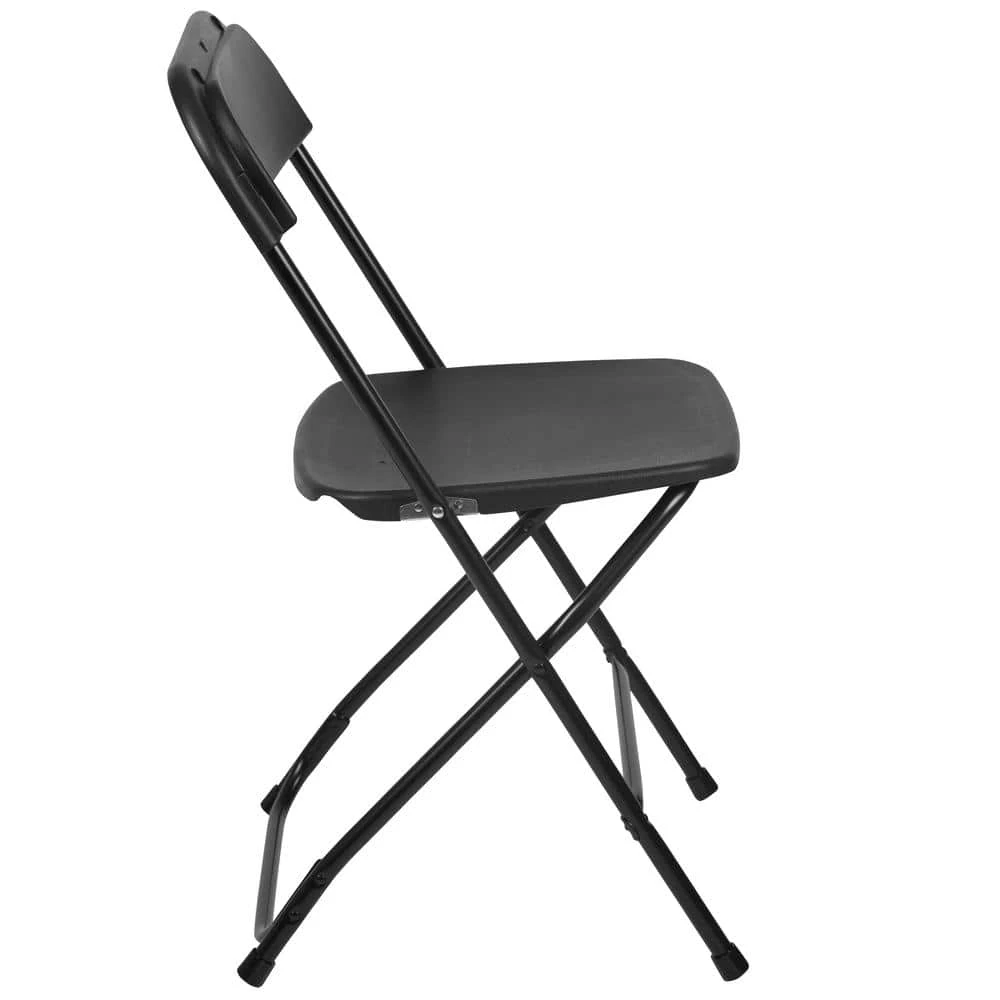 Black Metal Folding Chair (Set of 10) by Carnegy Avenue 4 Black Metal Folding Chair (Set of 10) by Carnegy Avenue - Image 2