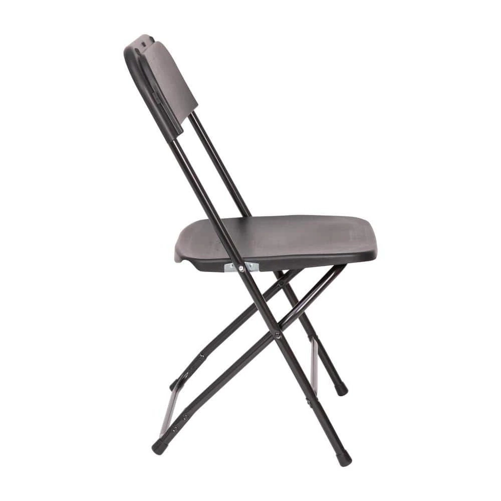Big and Tall Commercial Folding Chair - Extra Wide 650 lb. Capacity - Durable Plastic - 4-Pack by Carnegy Avenue 4 Big and Tall Commercial Folding Chair - Extra Wide 650 lb. Capacity - Durable Plastic - 4-Pack by Carnegy Avenue - Image 2