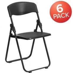 Black Metal Folding Chair (Set of 6) by Carnegy Avenue 12 Black Metal Folding Chair (Set of 6) by Carnegy Avenue -Carnegy Avenue Sales black carnegy avenue folding chairs cga rut 167369 bl hd c3 1000