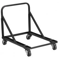 Metal Dollies and Hand Trucks Utility Cart in Black by Carnegy Avenue
