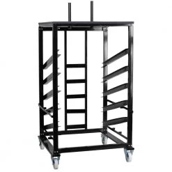 Metal Dollies and Hand Trucks Utility Cart in Black by Carnegy Avenue