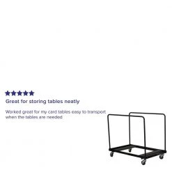 Steel 4-Wheeled Folding Chair Dolly in Black by Carnegy Avenue 7 Steel 4-Wheeled Folding Chair Dolly in Black by Carnegy Avenue -Carnegy Avenue Sales black carnegy avenue utility carts cga xf 2902 bl hd 76 1000
