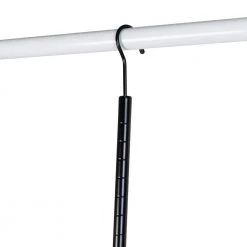 35 in. W Black Steel Closet Rod Hanging by Honey-Can-Do -Carnegy Avenue Sales black honey can do closet rods hng 09139 44 1000