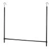 35 in. W Black Steel Closet Rod Hanging by Honey-Can-Do