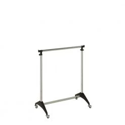Chrome Steel Clothes Rack 33.9 in. W x 66.9 in. H by Honey-Can-Do 7 Chrome Steel Clothes Rack 33.9 in. W x 66.9 in. H by Honey-Can-Do -Carnegy Avenue Sales black honey can do clothes racks gar 09669 4f 1000