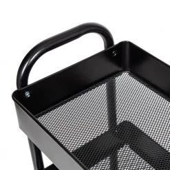 Steel Black Craft Cart with Pegboard Shelf and Metal Basket by Honey-Can-Do -Carnegy Avenue Sales black honey can do craft storage crt 09607 4f 1000
