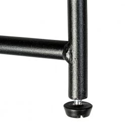 11.8 in. W x 35.8 in. H x 17.3 in. D Black Steel Fold-Able 3-Tier Entry Shelving Unit by Honey-Can-Do -Carnegy Avenue Sales black honey can do freestanding shelving units shf 08580 fa 1000