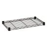 1 in. H x 24 in. W x 14 in. D 250 lb. Capacity Freestanding Steel Shelf in Black by Honey-Can-Do -Carnegy Avenue Sales black honey can do freestanding shelving units shf250b1424 64 1000