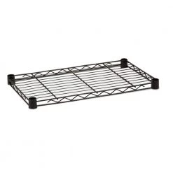 1 in. H x 24 in. W x 14 in. D 250 lb. Capacity Freestanding Steel Shelf in Black by Honey-Can-Do