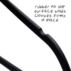 Black Rubber Hangers (50-Pack) by Honey-Can-Do -Carnegy Avenue Sales black honey can do hangers hng 08665 4f 1000