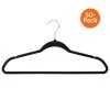Black Rubber Hangers (50-Pack) by Honey-Can-Do 2 Black Rubber Hangers (50-Pack) by Honey-Can-Do -Carnegy Avenue Sales black honey can do hangers hng 08665 64 1000