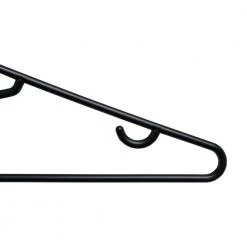 Black Recycled Plastic Suit Hangers 60-Pack by Honey-Can-Do -Carnegy Avenue Sales black honey can do hangers hng 09049 4f 1000