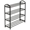 24.4 in H 16-Pair 3-Tier Black Steel Shoe Rack by Honey-Can-Do 1 24.4 in H 16-Pair 3-Tier Black Steel Shoe Rack by Honey-Can-Do -Carnegy Avenue Sales black honey can do shoe racks sho 09618 64 1000