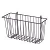 7.6 in. H x 13.39 in. W Black Steel 1-Drawer Wide Mesh Wire Basket by Honey-Can-Do -Carnegy Avenue Sales black honey can do wire closet drawers shf 04052 64 1000