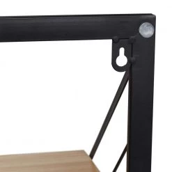 22 in. H x 24 in. W x 10 in. D 2-Tier Steel/MDF Wall or Over-the-Door Laundry Shelf in Black/Natural by Honey-Can-Do 14 22 in. H x 24 in. W x 10 in. D 2-Tier Steel/MDF Wall or Over-the-Door Laundry Shelf in Black/Natural by Honey-Can-Do -Carnegy Avenue Sales black natural honey can do laundry room cabinets shf 09785 fa 1000