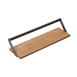 Black/Rustic Steel Floating Wall Shelves (Set of 3) by Honey-Can-Do 14 Black/Rustic Steel Floating Wall Shelves (Set of 3) by Honey-Can-Do -Carnegy Avenue Sales black rustic honey can do decorative shelving shf 09342 1f 1000