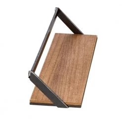 Black/Rustic Steel Floating Wall Shelves (Set of 3) by Honey-Can-Do 15 Black/Rustic Steel Floating Wall Shelves (Set of 3) by Honey-Can-Do -Carnegy Avenue Sales black rustic honey can do decorative shelving shf 09342 44 1000