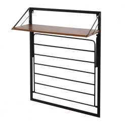 Laundry Room Makeover 24 in. W x 31 in. H Melamine and Steel Wall-Mounted Folding Drying Rack in Black/Walnut by Honey-Can-Do 13 Laundry Room Makeover 24 in. W x 31 in. H Melamine and Steel Wall-Mounted Folding Drying Rack in Black/Walnut by Honey-Can-Do -Carnegy Avenue Sales black walnut honey can do drying racks dry 09779 1f 1000