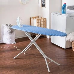 4-Leg Ironing Board with Retractable Iron Rest by Honey-Can-Do 11 4-Leg Ironing Board with Retractable Iron Rest by Honey-Can-Do -Carnegy Avenue Sales blue honey can do ironing boards brd 09486 31 1000