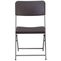 Brown Metal Folding Chair (2-Pack) by Carnegy Avenue