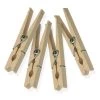 100-Pack Spring-Loaded Wood Clothespins by Honey-Can-Do -Carnegy Avenue Sales brown honey can do clotheslines dry 01376 64 1000
