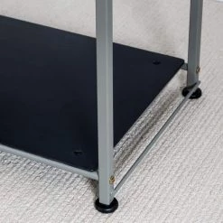 Silver Steel Entryway or Closet Hanging Boot Storage and Drying Rack by Honey-Can-Do -Carnegy Avenue Sales brown honey can do shoe trees boot shapers sho 09223 fa 1000