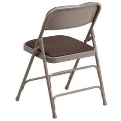 Brown Patterned Metal Folding Chair (4-Pack) by Carnegy Avenue -Carnegy Avenue Sales brown patterned carnegy avenue folding chairs cga aw 23785 br hd 66 1000