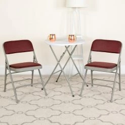 Burgundy Patterned Metal Folding Chair (4-Pack) by Carnegy Avenue 17 Burgundy Patterned Metal Folding Chair (4-Pack) by Carnegy Avenue -Carnegy Avenue Sales burgundy patterned carnegy avenue folding chairs cga aw 157928 bu hd 31 1000