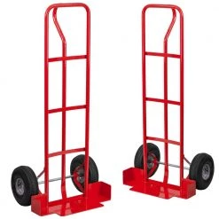 300 lbs. Load Capacity Chiavari Chair Dolly with Wheels Red (Set of 2) by Carnegy Avenue
