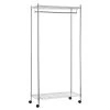 Chrome Steel Clothes Rack 35.83 in. W x 76.77 in. H by Honey-Can-Do -Carnegy Avenue Sales chrome honey can do clothes racks gar 01120 64 1000