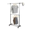 Chrome Steel Clothes Rack 60 in. W x 73 in. H by Honey-Can-Do -Carnegy Avenue Sales chrome honey can do clothes racks gar 09375 64 1000