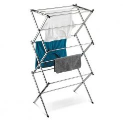 15 in. W x 41.5 in. H Chrome Accordion Collapsible Drying Rack by Honey-Can-Do 7 15 in. W x 41.5 in. H Chrome Accordion Collapsible Drying Rack by Honey-Can-Do -Carnegy Avenue Sales chrome honey can do drying racks dry 09464 31 1000