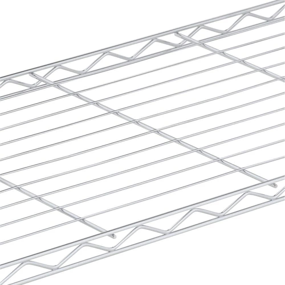 Rolling Laundry Clothes Rack with Shelves, Chrome by Honey-Can-Do 8 Rolling Laundry Clothes Rack with Shelves, Chrome by Honey-Can-Do - Image 6