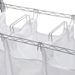 74 in. H Chrome Rolling Urban Laundry Center by Honey-Can-Do 8 74 in. H Chrome Rolling Urban Laundry Center by Honey-Can-Do -Carnegy Avenue Sales chrome white honey can do laundry sorters srt 01154 e1 1000