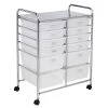 12-Drawer Steel/Plastic Craft Storage Cart in Clear by Honey-Can-Do 2 12-Drawer Steel/Plastic Craft Storage Cart in Clear by Honey-Can-Do -Carnegy Avenue Sales clear chrome honey can do craft storage crt 09641 64 1000