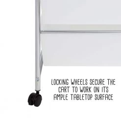 12-Drawer Steel/Plastic Craft Storage Cart in Clear by Honey-Can-Do -Carnegy Avenue Sales clear chrome honey can do craft storage crt 09641 fa 1000