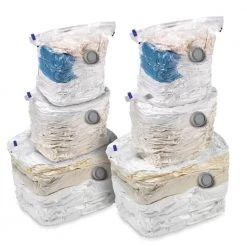 Vacuum Pack Cube Combo Kit (6-Pack) by Honey-Can-Do 7 Vacuum Pack Cube Combo Kit (6-Pack) by Honey-Can-Do -Carnegy Avenue Sales clear honey can do vacuum storage bags vac 01658 4f 1000